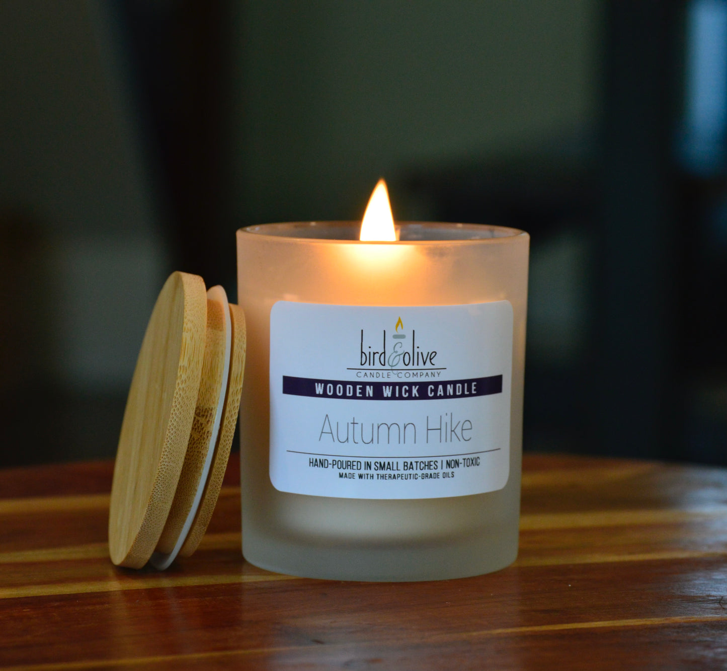 Autumn Hike Wooden Wick Candle